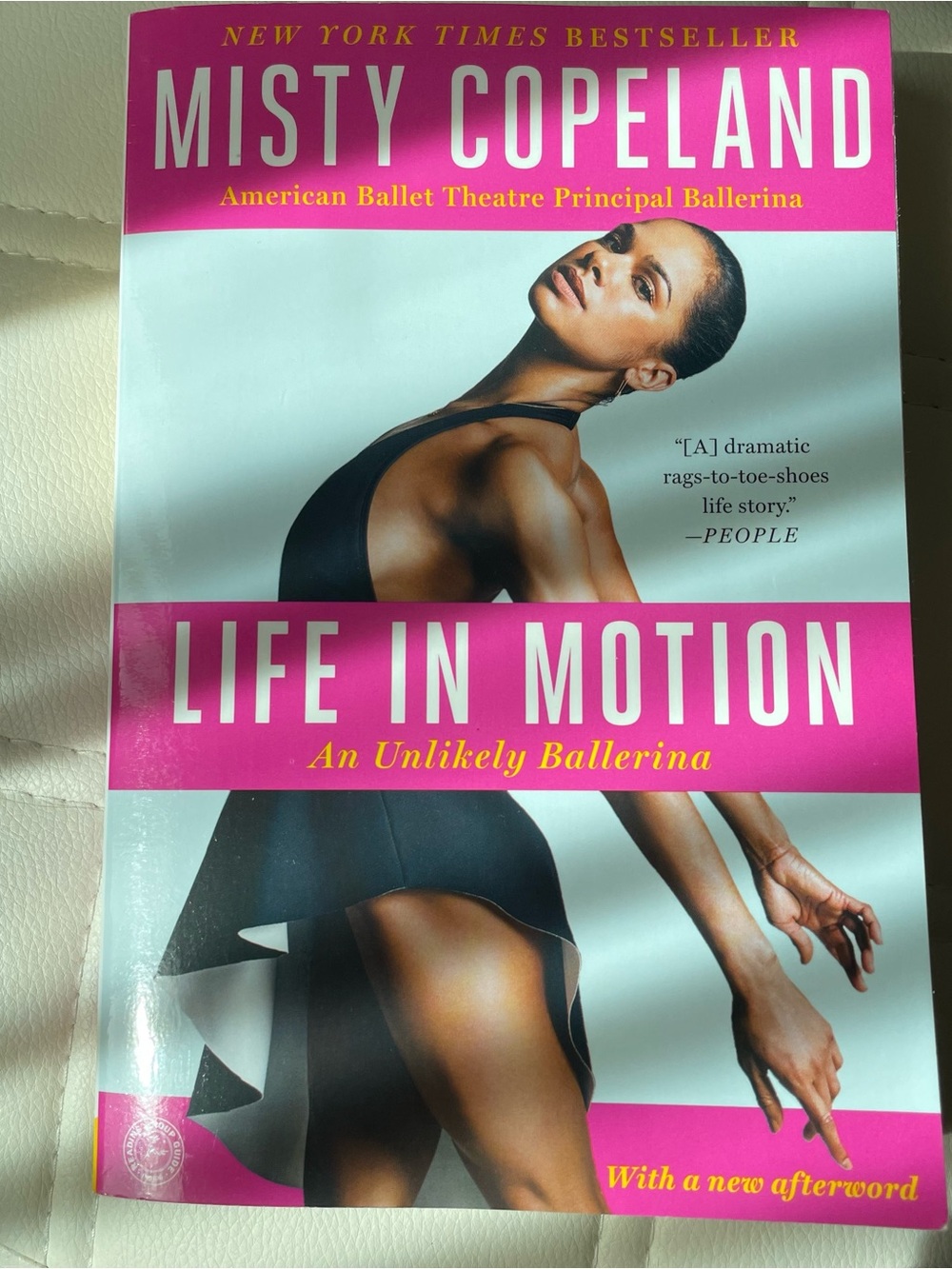 Misty Copeland "Life in Motion" Paperback Book